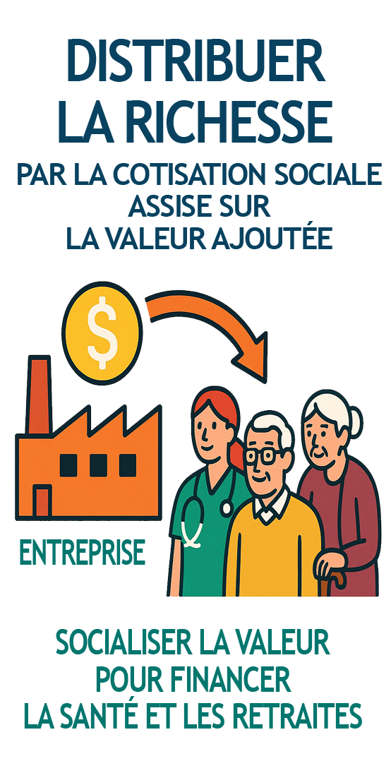 CVA - distribuer la richesse par la cotisation sociale assise sur la valeur ajoutée
